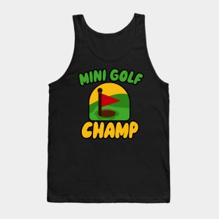 Mini Golf Champ Tank Top